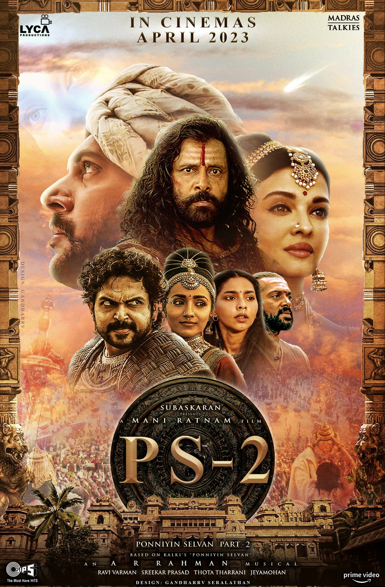 Ponniyin Selvan 2 Movie 2023 Poster